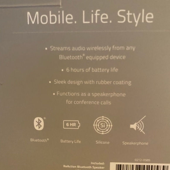 HP| Bluetooth Speaker Portable NIB Host Pick NIB - Picture 6 of 7